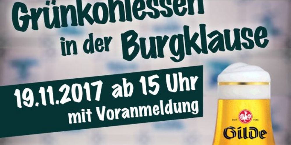 Grünkohlessen in der Burgklause | 19.11.2017