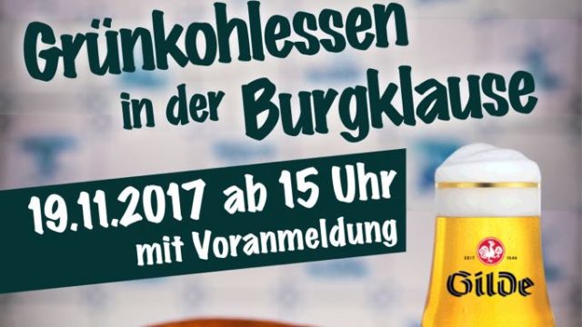 Grünkohlessen in der Burgklause | 19.11.2017