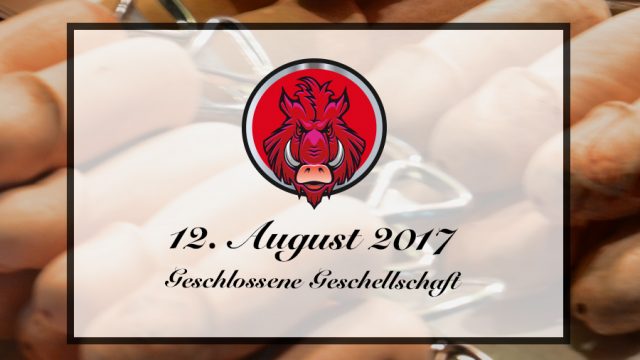 Ankündigung | Geschlossene Veranstaltung | 12.08.2017